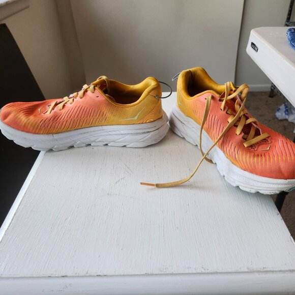 Hoka One One Women’s Rincon 3 Running Shoes Orange/Yellow Size 7B - Picture 5 of 8